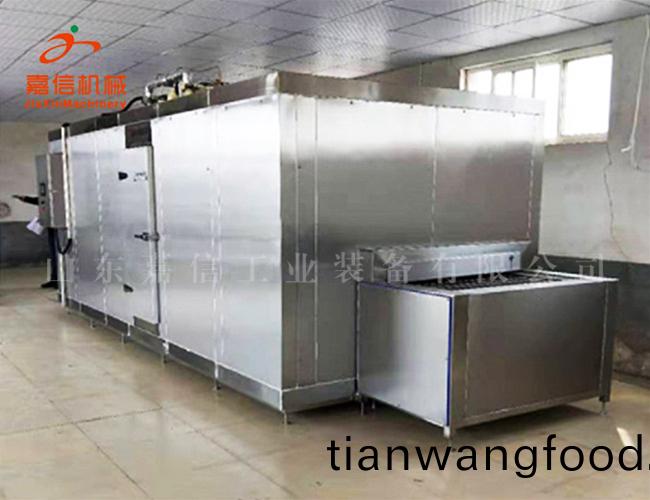 全(quan)自(zi)動(dong)菓蔬脃(cui)片速凍(dong)箱