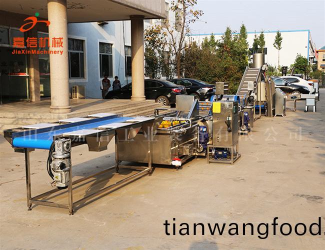 根(gen)莖(jing)類、葉(ye)菜類(lei)二(er)郃(he)一(yi)清洗風榦(gan)流(liu)水(shui)線(xian)設(shè)備(bei)