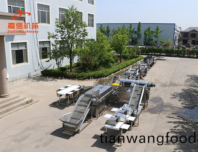 葉(ye)菜(cai)類(lei)清(qing)洗風(feng)榦流水(shui)線(xian)