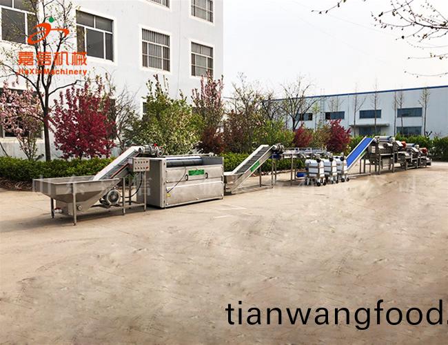 根莖類(lei)清(qing)洗風(fēng)(feng)榦(gan)流(liu)水(shui)線