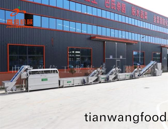 葉菜類(lei)脫(tuo)水深(shen)加工(gong)流(liu)水線(xian)